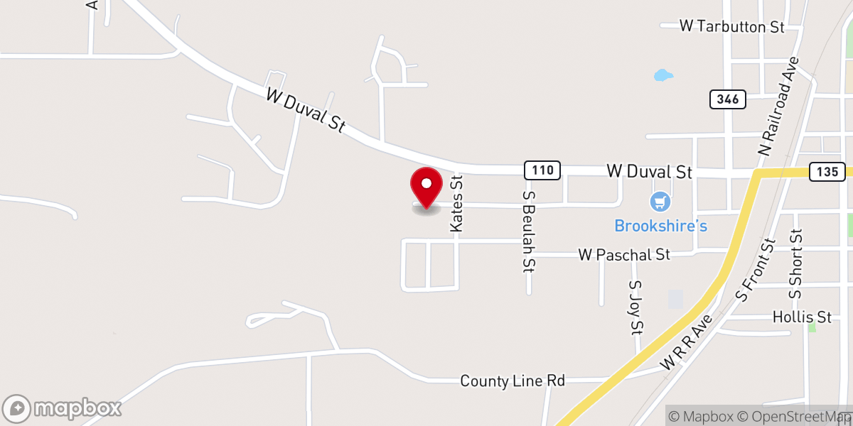 Map showing location of New Creation Restoration Center