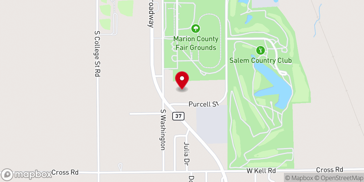 Map showing location of New Life Church