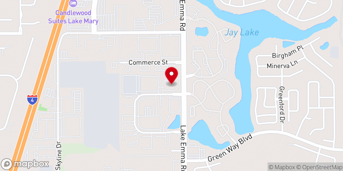 Map showing location of Summit Church: Lake Mary