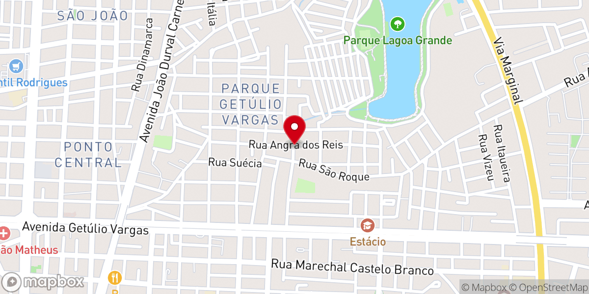 Map showing location of Comunidade Santa Rita,