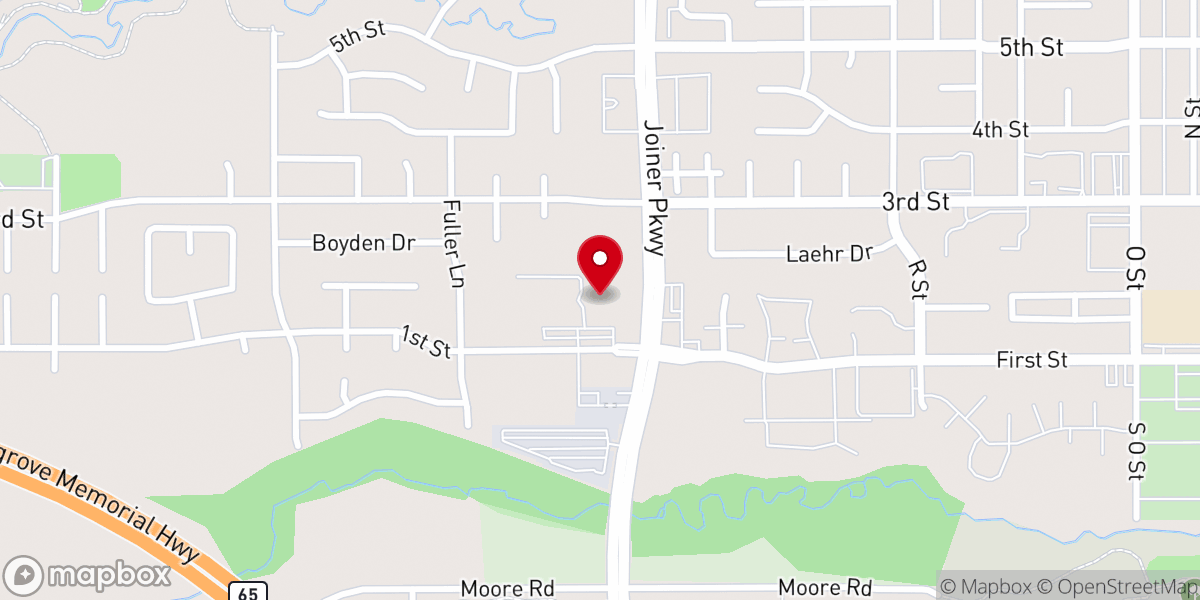 Map showing location of Summit Church