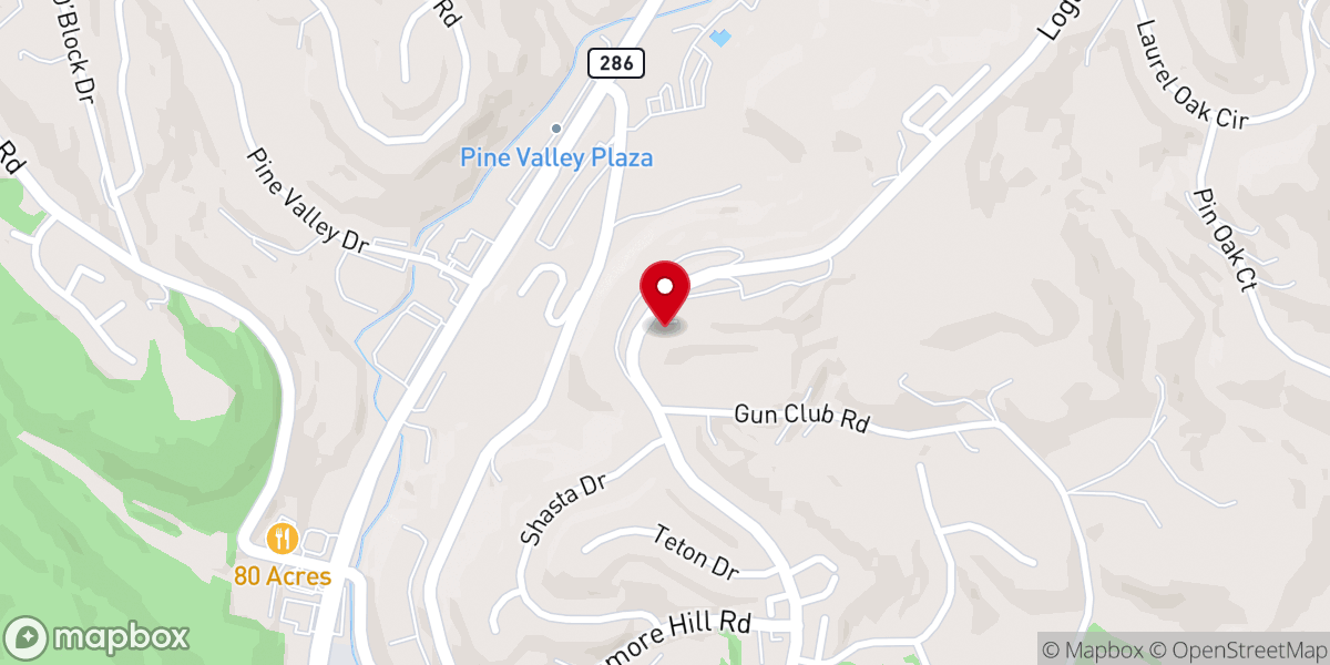 Map showing location of Plumline Nursery