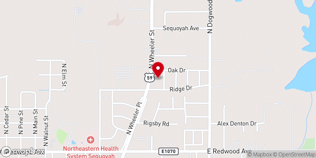 Map showing location of Apostolic Faith Church, Trinity