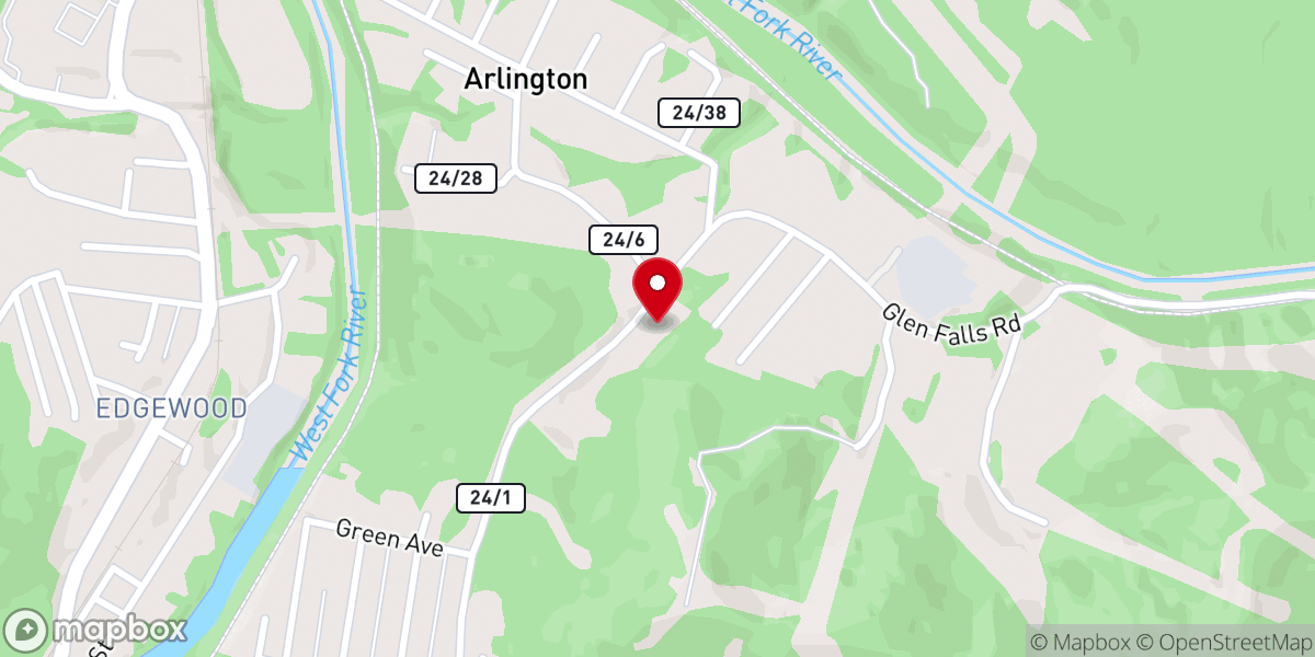 Map showing location of Christian Apostolic Church (UPCI)