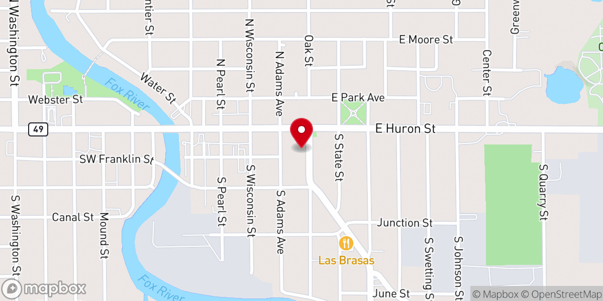 Map showing location of Berlin Gospel Tabernacle