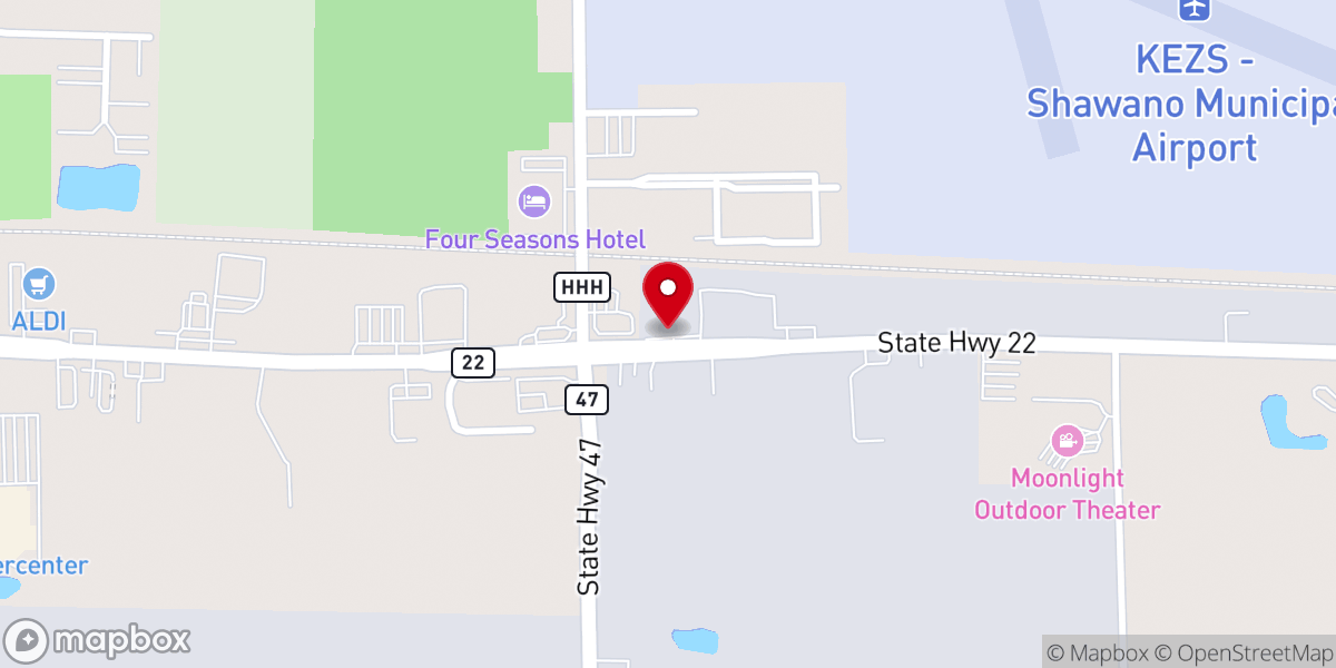 Map showing location of Covenant Life Presbyterian Church