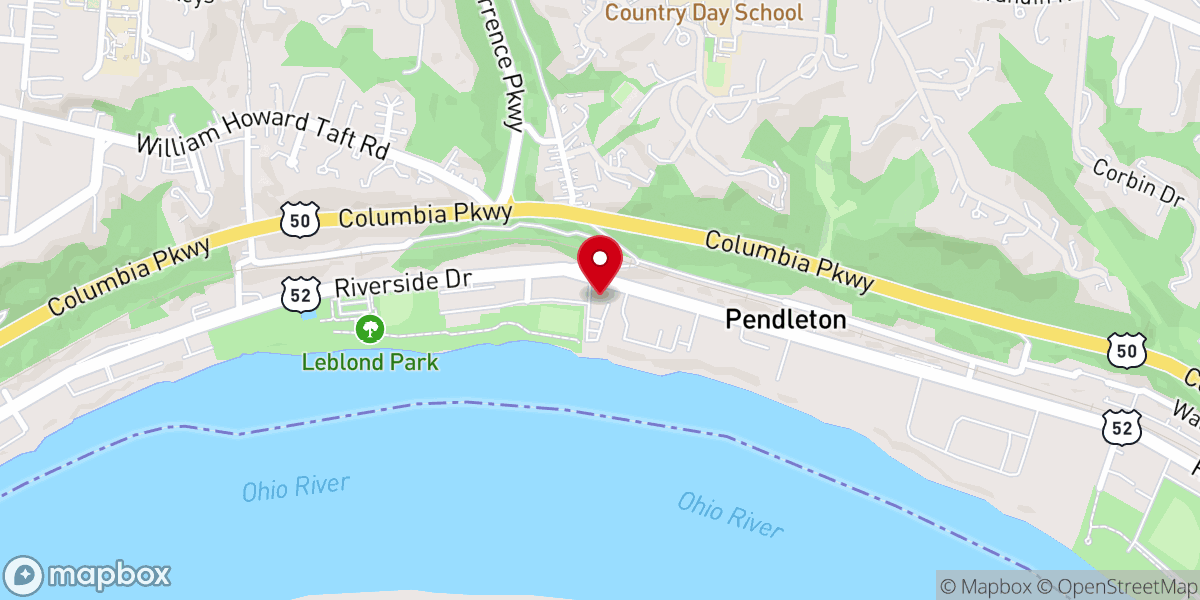 Map showing location of Saint Rose Roman Catholic Church