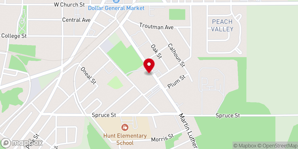 Map showing location of Welcome Home Community Ministers
