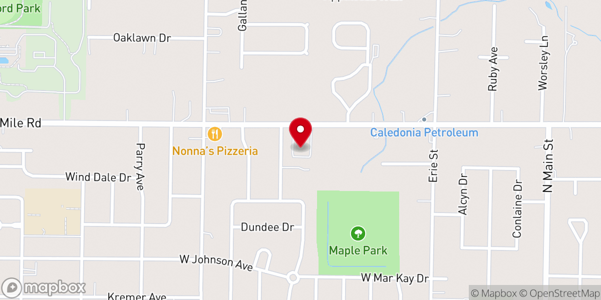 Map showing location of Church of Restoration
