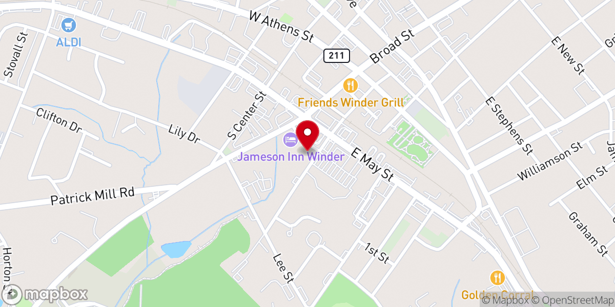 Map showing location of Iglesia Pentecostal La Armadura