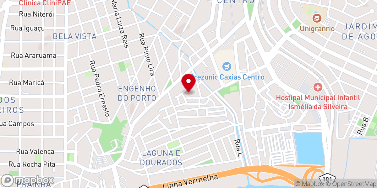 Map showing location of Igreja Pentecostal Fonte De Água Viva (Filial)