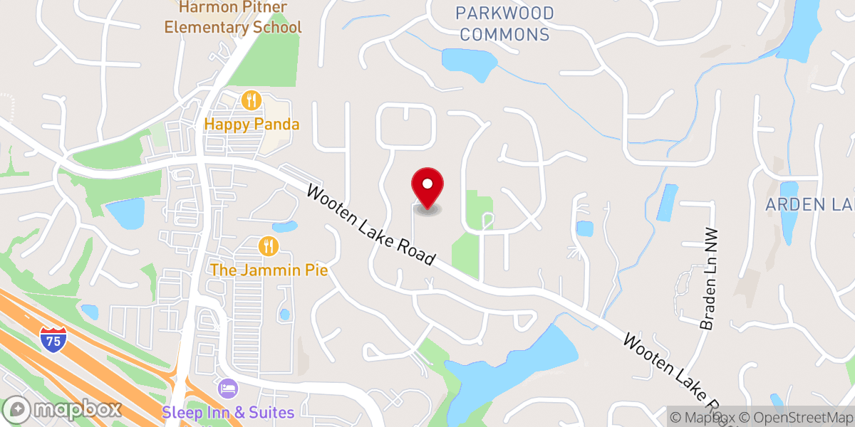 Map showing location of Christ Episcopal Church