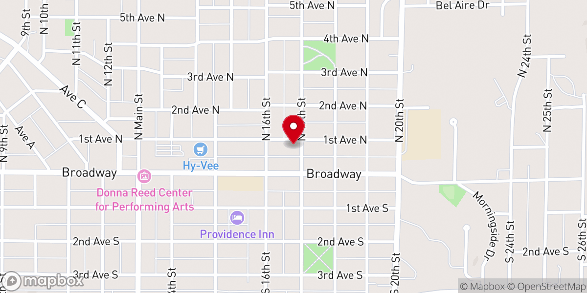 Map showing location of Community of Christ