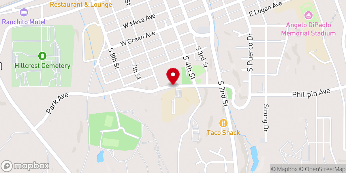 Map showing location of Catholic Diocese of Gallup