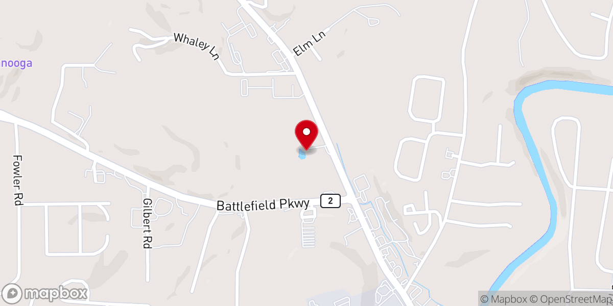 Map showing location of Rick Worley Memorial Pond