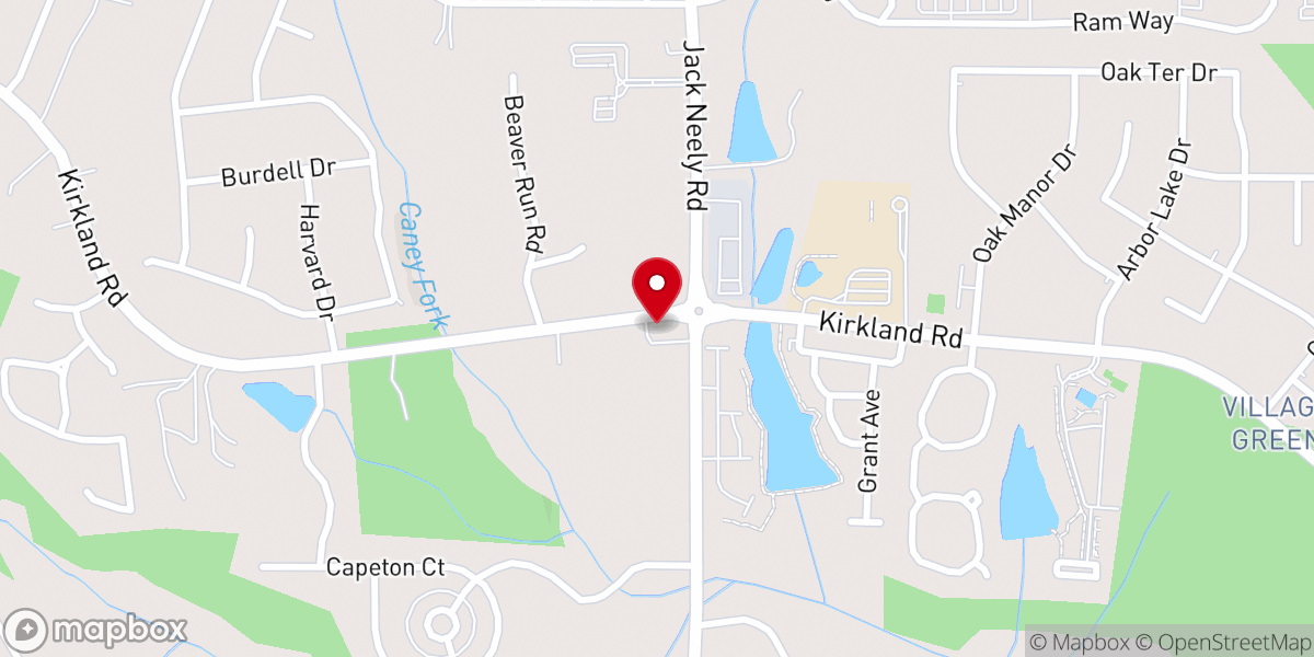 Map showing location of Living Stones Christian