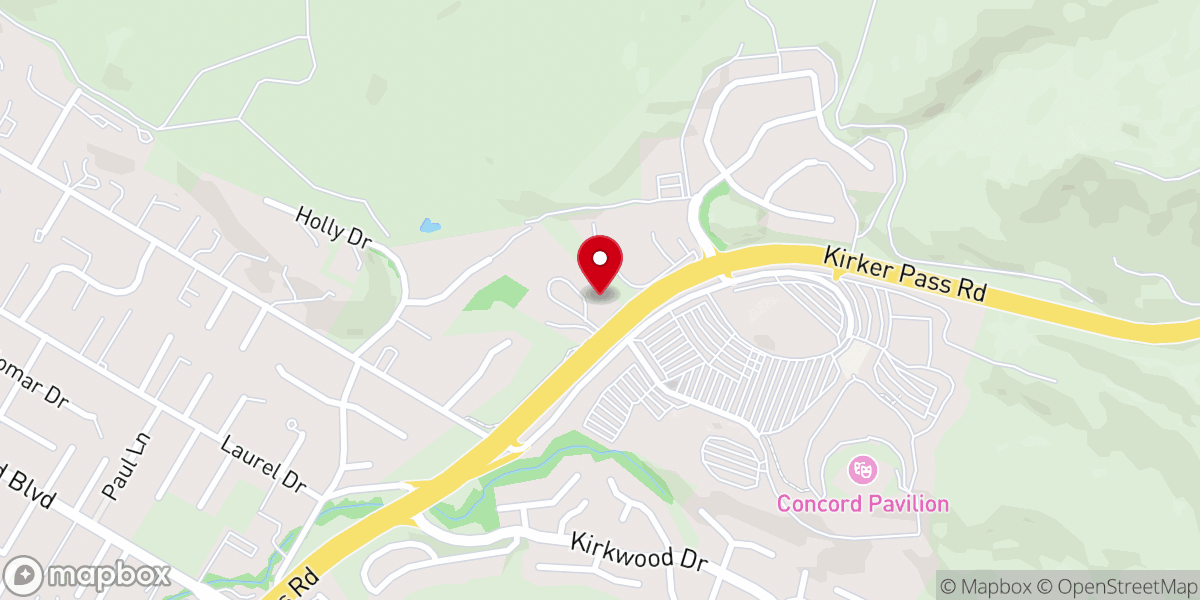Map showing location of St. Demetrios Greek Orthodox Church