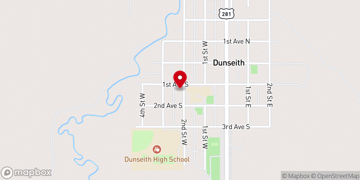 Map showing location of St Anthony's Catholic Church