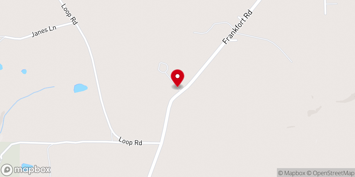 Map showing location of Piney Grove Church of Christ