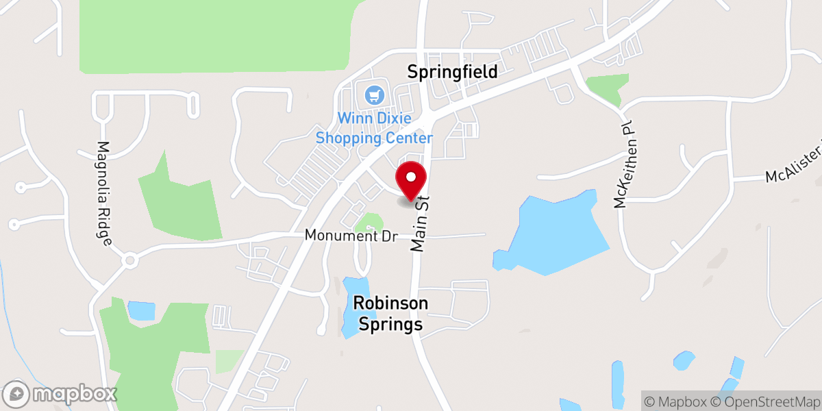 Map showing location of Saint Michael & All Angels' Episcopal Church