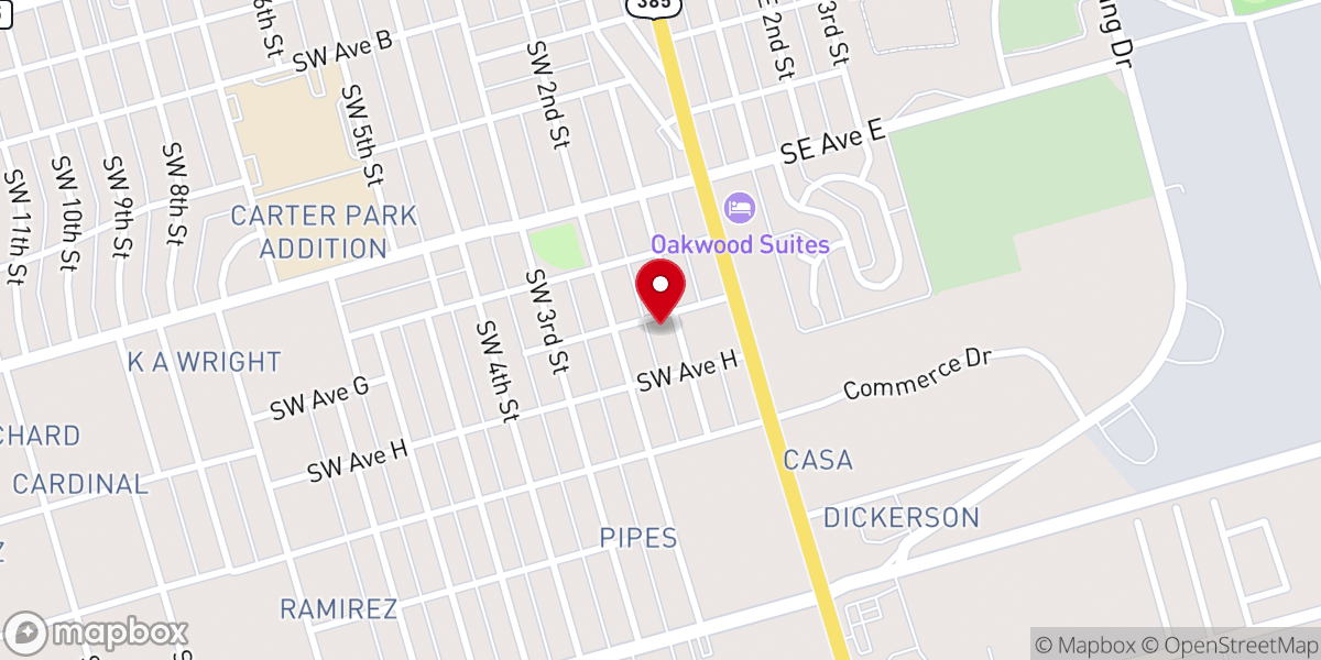 Map showing location of Jesus Name Church Of Andrews
