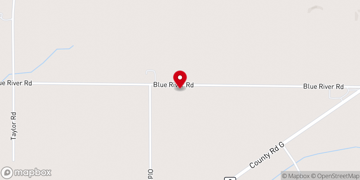 Map showing location of Pleasant Valley Amish Mennonite Church