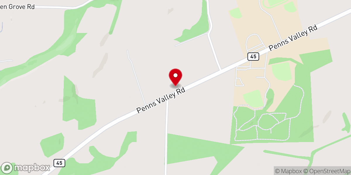 Map showing location of Salem United Church of Christ
