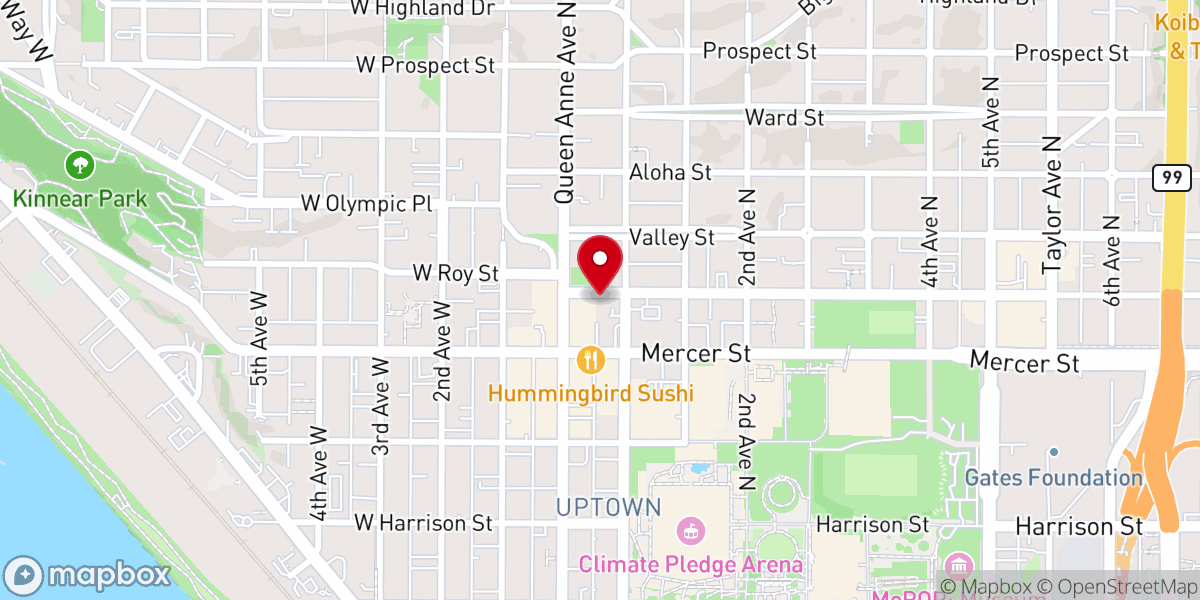 Map showing location of St. Paul's Episcopal Church