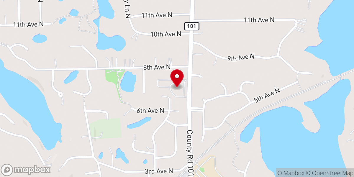 Map showing location of Westgate Church