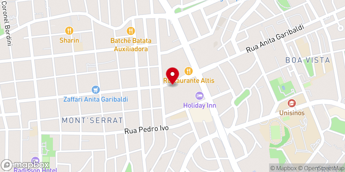 Map showing location of Paróquia Nossa Senhora de Mont'Serrat