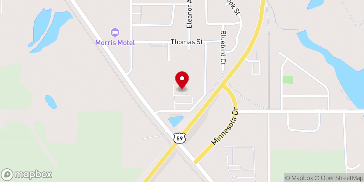 Map showing location of Apostolic Christian Church - Morris North