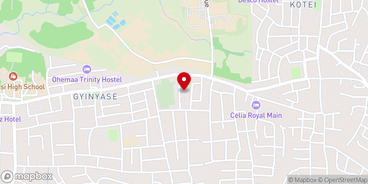 Map showing location of Berean Community Seventh-Day Adventist Church
