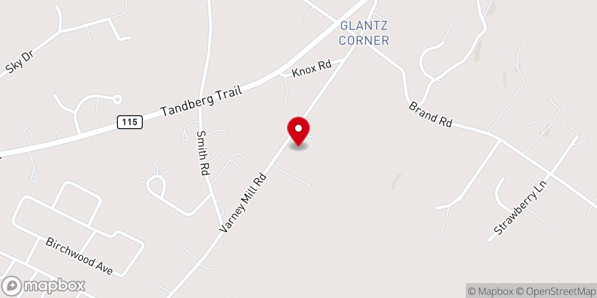 Map showing location of Windham Plains Baptist Church