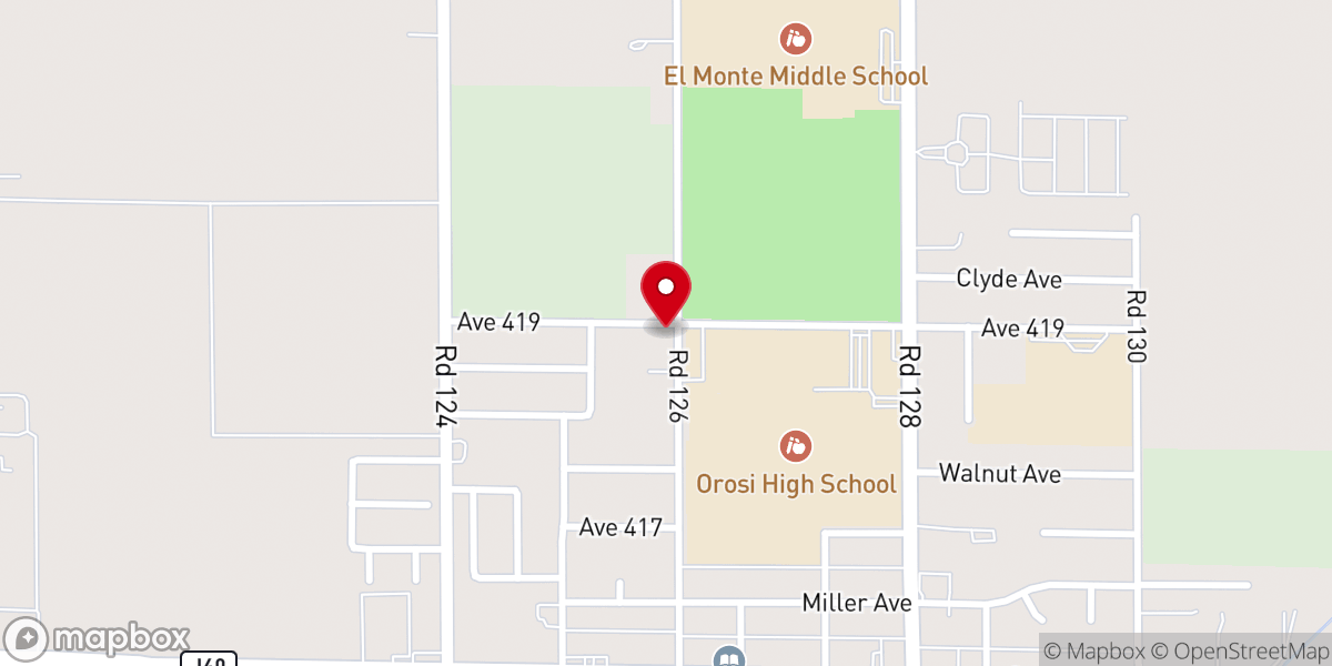 Map showing location of Calvary Temple