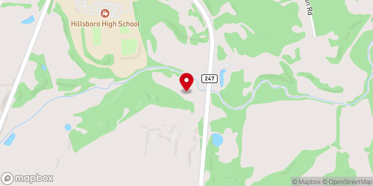 Map showing location of New Life Ministry