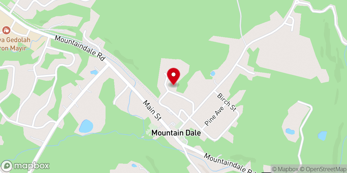 Map showing location of Mt Carmel Center