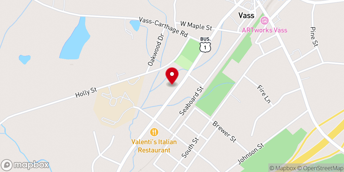 Map showing location of Heritage Church
