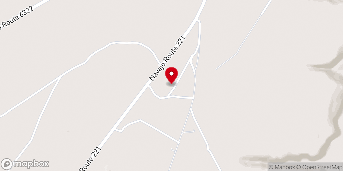 Map showing location of Shonto Church Of the Nazarene