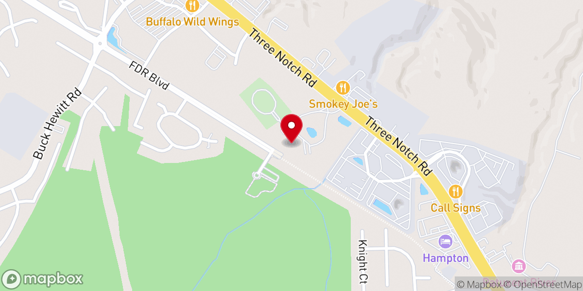 Map showing location of Immaculate Heart of Mary Church