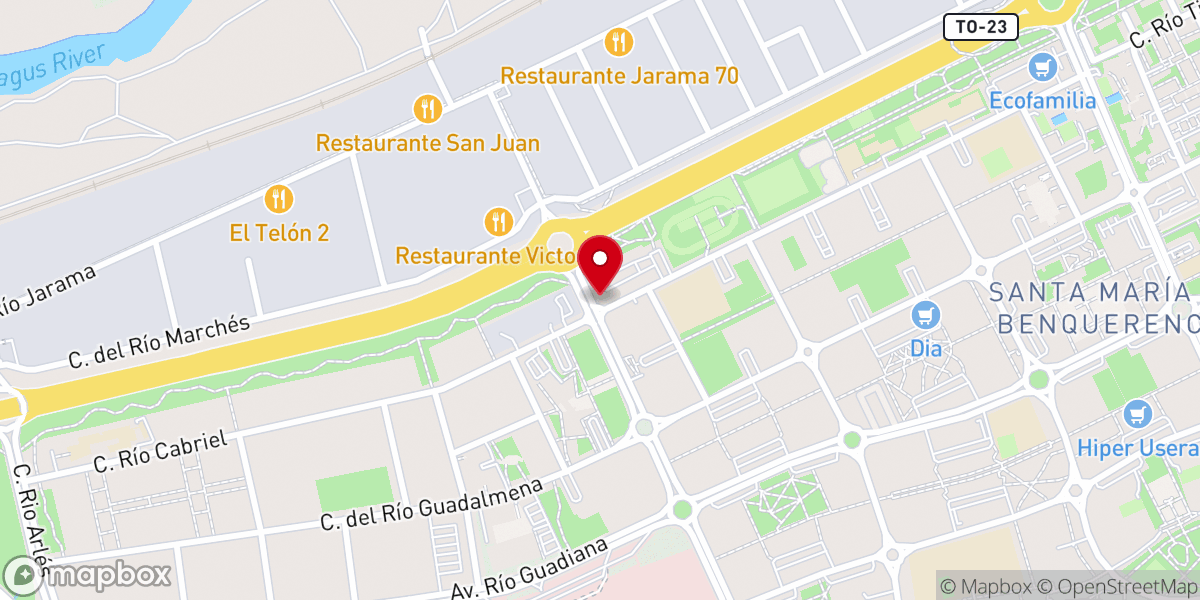Map showing location of Farmacia 24h Abadía Hospital - Ldo. Jorge Capitán Sánchez