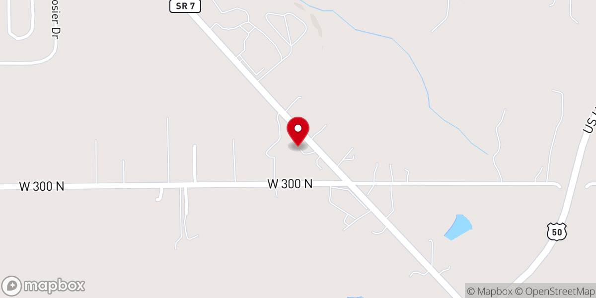 Map showing location of North Vernon Seventh-day Adventist Church