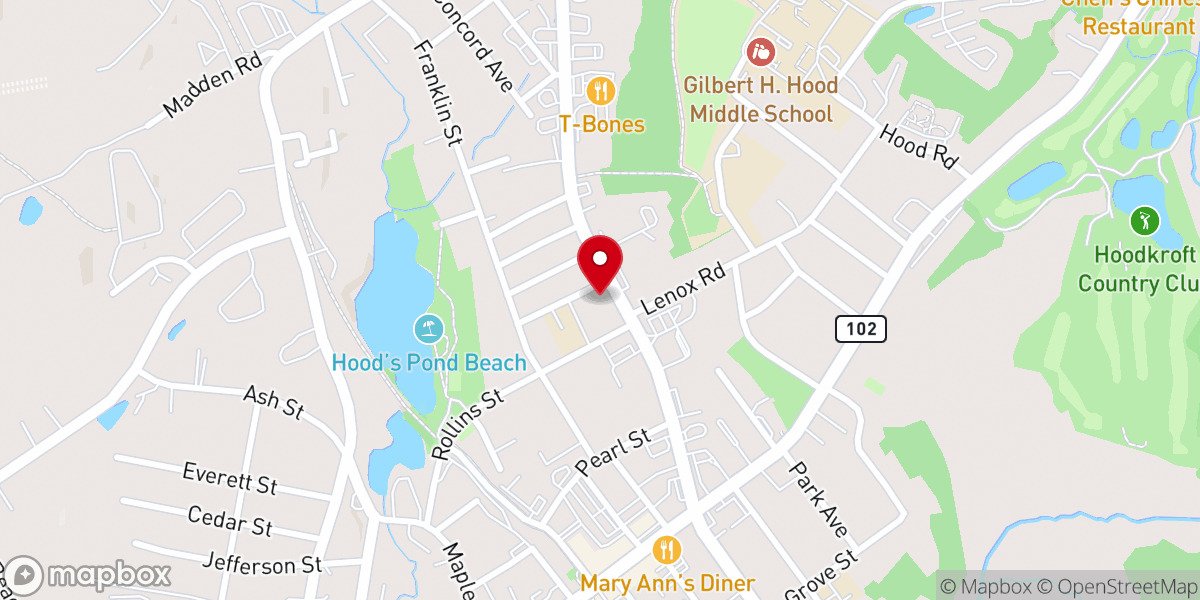 Map showing location of St. Thomas Aquinas Roman Catholic Church