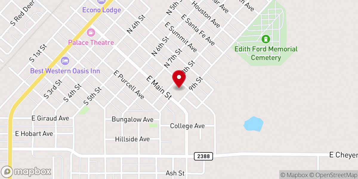 Map showing location of Rectory Sacred Heart