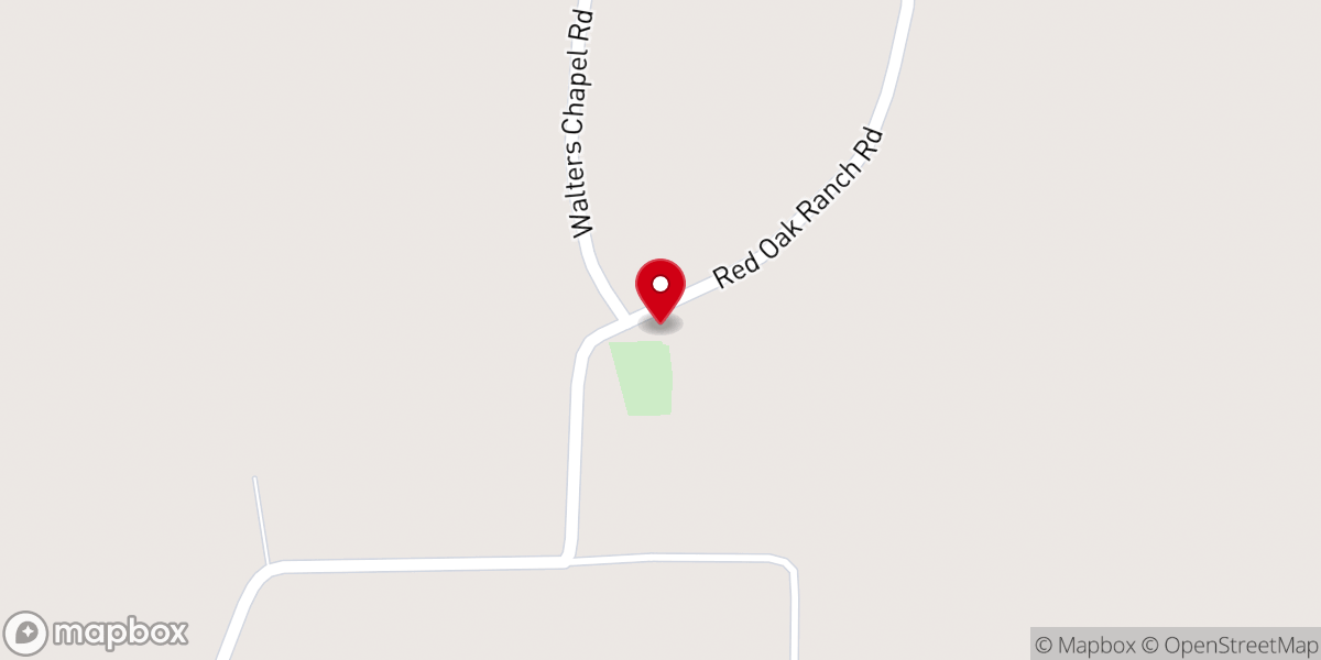 Map showing location of Walters Chapel