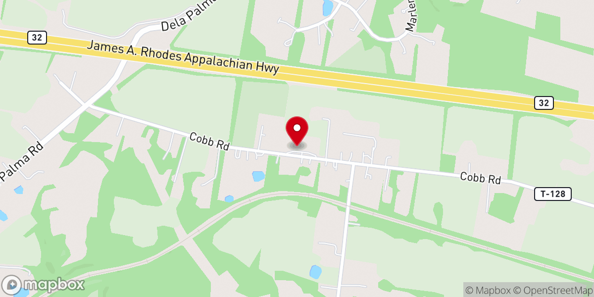 Map showing location of Trinity Christian Fellowship