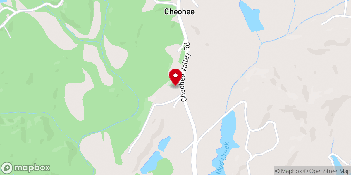 Map showing location of Cherry Hill Church of God