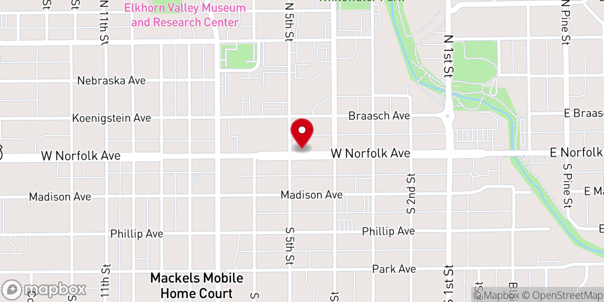 Map showing location of Magnolias Home Decor and Design