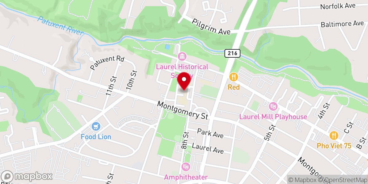 Map showing location of St. John’s Syriac Orthodox Church Washington DC ( Jacobite Church )