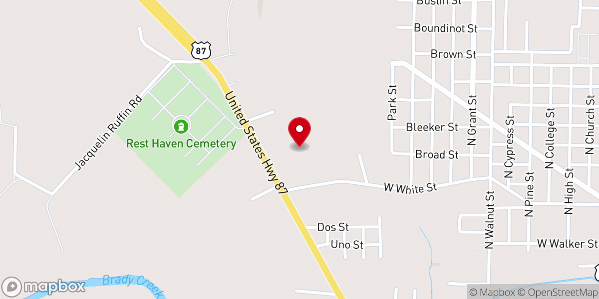 Map showing location of Gateway Church