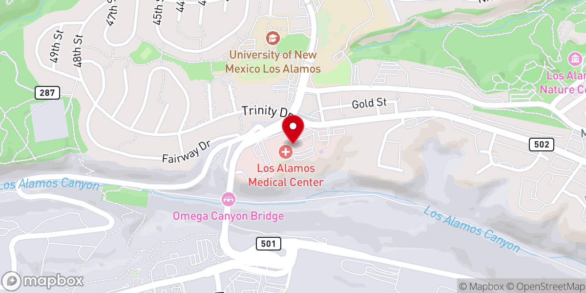 Map showing location of Dr. David Church
